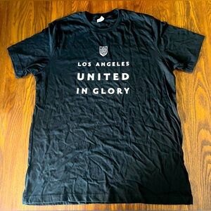LAFC Los Angeles United In Glory Football Club Bella+Canvas T-Shirt Mens XL NEW